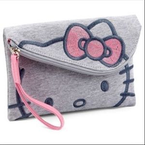 Hello Kitty Foldover Wristlet NWOT